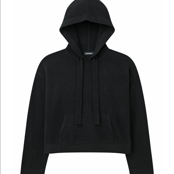 Naadam Tops - Naadam black cashmere hoodie